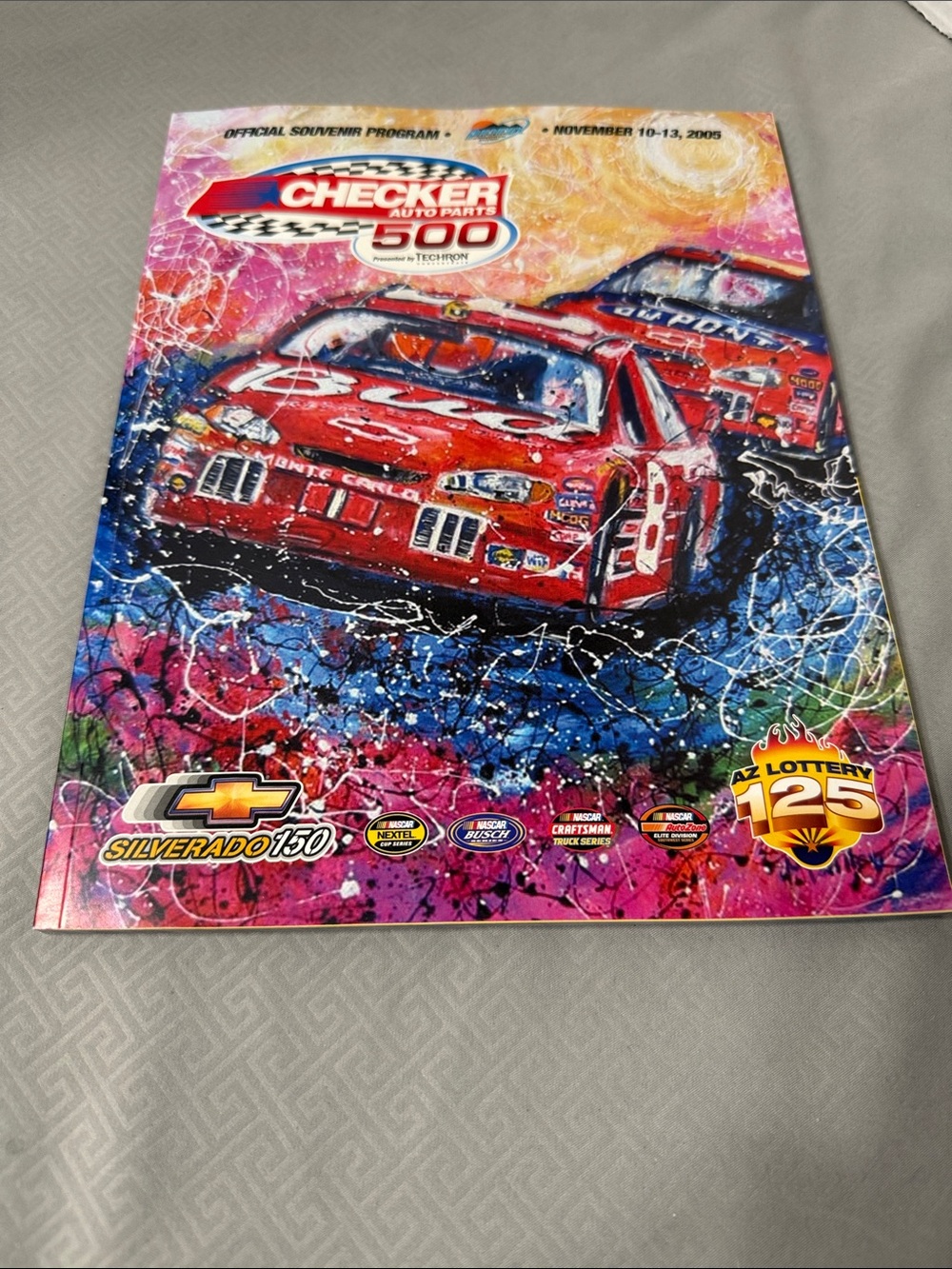 Official Souvenir Program 2005 Checker Auto Parts 500 #8 Dale Earnhardt Nascar